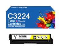 Cartouche de Toner Couleur C3224 Haute capacité, Compatible avec Les imprimantes Lexmark C3224dw, C3326dw et C3426dw, Impression Haute définition,Without Chip-Yellow