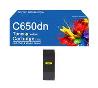 Cartouche de Toner Couleur de Remplacement C650dn pour imprimante Oki C650dn, Impression Nette,C650dn-Yellow