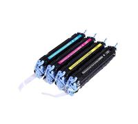 Cartouche de Toner Couleur Q6000A Q6001A Q6002A Q6003A 124A Compatible avec HP 1600 2600n CM1015(Black)