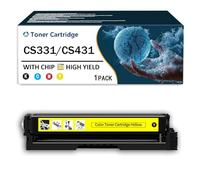 Cartouche de Toner CS331 CS431 BK/C/M/Y Compatible avec Les Cartouches 20N20HK0/HC0/HM0/HY0. Remplacement Haute capacité pour Les imprimantes Lexmark CS331 CS331DW CX331 CX331ADWE,Yellow-1Pack