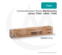 Cartouche de toner cyan - originale - pour Xerox WorkCentre séries 7500, 7800, 7900 - 006R01516