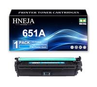 Cartouche De Toner De Remplacement 651A, Cartouches De Toner Compatibles CE340A CE341A CE343A CE342A pour HP M775dn M775f M775z Imprimante,Cyan-1 Pack