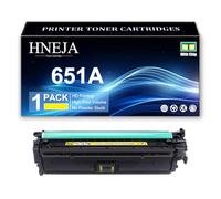 Cartouche De Toner De Remplacement 651A, Cartouches De Toner Compatibles CE340A CE341A CE343A CE342A pour HP M775dn M775f M775z Imprimante,Yellow-1 Pack
