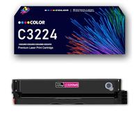 Cartouche de Toner de Remplacement Compatible C3224 C3210K0 C3210C0 C3210Y0 C3210M0 pour imprimante Lexmark C3224 MC3224 C3224dw MC3224adwe MC3224dwe MC3224i MC3326adwe sans Puce,Magenta-1Pack