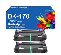 Cartouche de Toner de Remplacement DK-170 pour imprimantes Kyocera FS-1320D, 1370DN, ECOSYS P2135d et P2135dn. Facile à Installer et à Utiliser.,DK170-2Set
