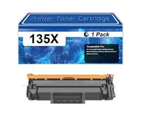 Cartouche De Toner De Remplacement HP 135A 135X W1350A W1350X Compatible avec Les Imprimantes HP LaserJet MFP M209dw M209dwe M234dw M234sdn M234sdne M234sdw M234dwe M234sdw M234sdwe,Black-2400 Pages