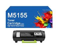 Cartouche de Toner de Remplacement M5155 24B6015 pour imprimantes Lexmark M5155, M5163 et M5170,M5155 -1Set