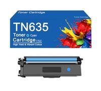 Cartouche de Toner de Remplacement TN635 pour imprimantes Brother HL-L8430CDW, MFC-L8730CDW, L8930CDW, L8970CDW et EX575 - Haute capacité (10 000 Pages),TN635 -Cyan