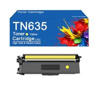 Cartouche de Toner de Remplacement TN635 pour imprimantes Brother HL-L8430CDW, MFC-L8730CDW, L8930CDW, L8970CDW et EX575 - Haute capacité (10 000 Pages),TN635 -Yellow