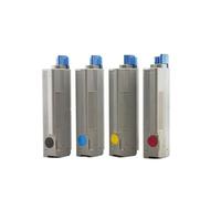Cartouche de Toner for imprimante OKI 710 711 C710DN C711DN 710DN 711DN, 4 pièces, C710 C711 C711wt(44318605 06 07 08)