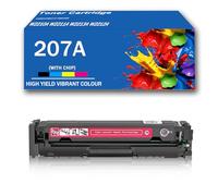 Cartouche de Toner Haute capacité 207A de Remplacement pour HP W2210A W2211A W2213A W2212A, Compatible avec Les imprimantes M255DW M255NW M282NW M283FDN M283FDW,Magenta-with Chip