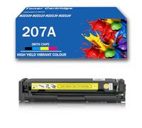 Cartouche de Toner Haute capacité 207A de Remplacement pour HP W2210A W2211A W2213A W2212A, Compatible avec Les imprimantes M255DW M255NW M282NW M283FDN M283FDW,Yellow-with Chip