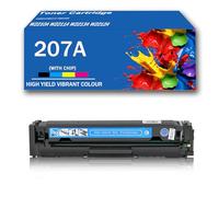 Cartouche de Toner Haute capacité 207A de Remplacement pour HP W2210A W2211A W2213A W2212A, Compatible avec Les imprimantes M255DW M255NW M282NW M283FDN M283FDW,Cyan-with Chip