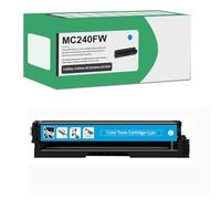 Cartouche De Toner Haute Capacité 408451 408452 408453 408454 Remplacement pour Imprimante MC240FW (sans Puce), 4 500 Pages, Compatible avec Les Imprimantes Ricoh MC240FW PC200W,Cyan-1 Pack