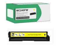 Cartouche De Toner Haute Capacité 408451 408452 408453 408454 Remplacement pour Imprimante MC240FW (sans Puce), 4 500 Pages, Compatible avec Les Imprimantes Ricoh MC240FW PC200W,Yellow-1 Pack