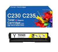 Cartouche de Toner Haute capacité C230, Remplacement 006R04387/88/89/90 pour imprimantes XEROX C230 et C235, Impression Haute définition,Without Chip-Yellow