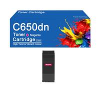 Cartouche de Toner Haute capacité C650dn, Compatible avec l'imprimante Oki C650dn. Installation et Utilisation faciles.,C650dn-Magenta