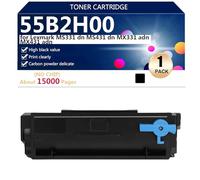 Cartouche de Toner Haute Capacité Compatible 55B2H00 pour Lexmark MS331 dn MS431 dn MX331 adn MX431 adn Imprimantes, Impression Fluide,Black