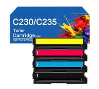 Cartouche de Toner Haute capacité Compatible C230/C235 pour imprimante Xerox C230 C235 (sans Puce),C230-4Color