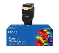 Cartouche De Toner Haute Capacité CX532, Compatible Avec Les Imprimantes Lexmark Cs531dw Et Cx532adwe, 75M1HK0, 75M1HC0,Cyan