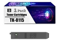 Cartouche De Toner Haute Capacité TK-8115 avec Puce TK-8115K TK-8115C TK-8115M TK-8115Y Compatible avec Les Imprimantes Kyocera ECOSYS M8130cidn M8124cidn,Black-1 Set