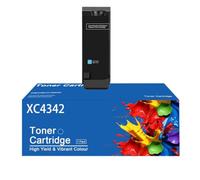Cartouche De Toner Haute Capacité XC4352, Compatible Avec Les Imprimantes Lexmark XC4342 Et XC4352 24B7518 24B7517 Avec Puce,Cyan