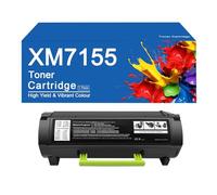 Cartouche de Toner Haute capacité XM7155 de Remplacement pour imprimante Lexmark XM7155 7155X 7163 7163X 7170 7170x XM7263,XM7155-1SET