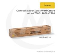 Cartouche de toner jaune - originale - pour Xerox WorkCentre séries 7500, 7800, 7900 - 006R01514