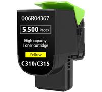 Cartouche de toner jaune pour imprimante Xerox C310 C315, 5500 pages, très haute capacité, remplacement 006R04367 et 006R04359 pour imprimante multifonction couleur Xerox C315DNI C310DNI (jaune)