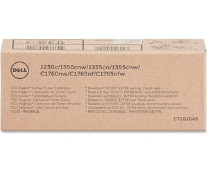 Cartouche de toner jaune standard authentique Dell J95NM