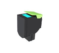Cartouche de toner - LEXMARK - 70C2XCE - Cyan - Haute capacité - Pack de 1