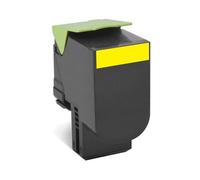 Cartouche de toner Lexmark 80C2XYE Jaune Original, Rendement 4000 pages, Technologie Laser, Compatible CX510de/dhe/dthe, Durée de Vie 2 ans