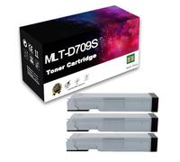 Cartouche De Toner MLT-D709S pour Samsung MultiXpress SCX-8128NA, SCX-8128ND, SCX-8123NA Et SCX-8123ND,Black-3 Pcs