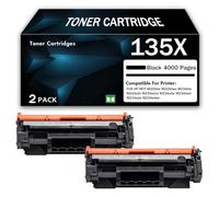 Cartouche de Toner Noir Haute capacité 135X W1350X de Remplacement pour imprimante HP MFP M209dw M209dwe M234dw M234sdn M234sdne M234sdw M234dwe M234sdw M234sdwe, avec Puce,Black-2PCS