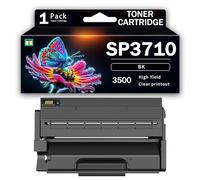 Cartouche de toner noir haute capacité compatible avec les imprimantes Ricoh SP3710 et SP3710X, utilisable avec les imprimantes laser Ricoh Aficio SP3710SF, SP3710DN, M320F et P311,3500Page-1PCS