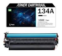Cartouche de Toner Noir Haute capacité Compatible pour imprimantes HP 134A 134X 135A 135X Compatible avec Les imprimantes HP MFP M209dw M209dwe M234dw M234sdn M234sdne M234sdw,134A-1500 Page
