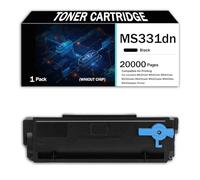 Cartouche de Toner Noir Haute capacité MS331dn, Compatible avec Les imprimantes Lexmark MS331dn, MS431dn, MS431dw, MX331adn, MX431adn, MX431adw, MS439dn, MX432adwe, sans Puce,Black-20000Page