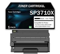 Cartouche de toner noir haute capacité SP3710/SP3710X compatible avec les imprimantes laser Ricoh Aficio SP3710SF SP3710DN M320F P311, pour les banques, les écoles et les particuliers,7000Page-1PCS