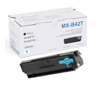 Cartouche De Toner Noir MX-B42T - 1 Paquet 25B3430 Cartouche De Toner De Remplacement pour Imprimantes Sharp MX-B427W Et MX-B427PW,Black-20000 Pages(No Chip)