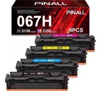 Cartouche de toner PINALL 067H, compatible avec Canon i-SENSYS MF657cdw, MF655cdw, 4 pièces.