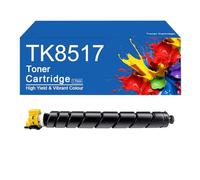 Cartouche de Toner TK8517 Haute capacité, Compatible avec Les imprimantes Kyocera TASKalfa 5052ci, 5053ci, 6052ci et 6053ci. Installation et Utilisation faciles.,TK8517-Yellow