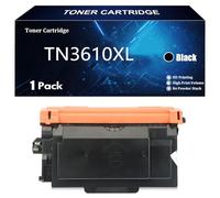 Cartouche de toner TN-3610XL TN-3610 pour Brother TN3610XL TN3610 HL-L5210DN L5210DW L5215DN L6210DW L6410DN L6415DN L5510DW MFC-L5710DN L5710DW L5715DN L6710DW L6910DN L6915DN Imprimantes,Black-1 Pac