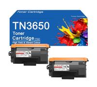 Cartouche de Toner TN3650 Haute capacité Compatible avec Les imprimantes Brother DCP-L5510DW, HL-L5210DN et MFC-L5710DN (avec Puce).,TN3650-2Set