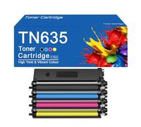 Cartouche de Toner TN635 Haute capacité - Cartouche de Remplacement pour imprimantes Brother HL-L8430CDW, MFC-L8730CDW, L8930CDW, L8970CDW et EX575 - Impression Nette,TN635 -4Color
