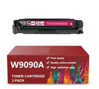 Cartouche de Toner W9090MC, Compatible avec Les Cartouches W9090MC, W9091MC, W9092MC, W9093MC, pour imprimantes HP Color Managed E45028, E45028DN/MFP et E47528, E47528f,M-with Chip