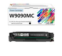 Cartouche de Toner W9090MC Compatible avec Les imprimantes HP Color Managed E45028, E45028DN/MFP, E47528 et E47528f. Cartouches Haute capacité : 8600/6900 Pages,BK-with Chip