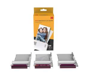 Cartouche de traitement de plastification Kodak 30 Pack 4PASS Real Photo 21x34 Recharge de papier et de ruban couleur AllinOne Compatible avec