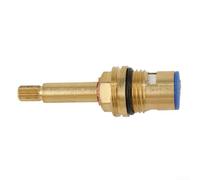 Cartouche de valve de robinet de baignoire avec débit quart de tour et insert de tige longue haute 50,8 cm pour remplacement et réparation (dans le sens des aiguilles d'une montre)