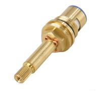 Cartouche de valve quart de tour pour robinet de douche, corps en cuivre de 1,9 cm avec noyau en bronze, insert de tige de 75 mm de haut (dans le sens des aiguilles d'une montre)