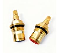 Cartouche De Vanne À Disque Céramique Quart De Tour, 1/2 Pouce, Cannelure De 50 Mm, 20 Dents, Pour Robinets Mélangeurs De Cuisine Et De Salle De Bains (Hot and Cold)